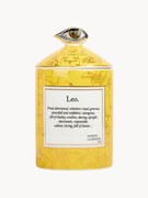 Candela profumata fatta a mano Leo (rosa, sandalo & cedro)