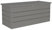 Baule portaoggetti da giardino in Acciaio galvanizzato Grigio 750 litri - TOMASO