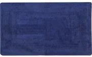 Tappeto bagno 50x80 cm cotone blu