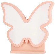 Lampada da scrivania per bambini a LED BUTTERFLY LED/14W/230V rosa