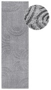 Passatoia grigia 80x240 cm Chappe Light Grey - Elle Decoration