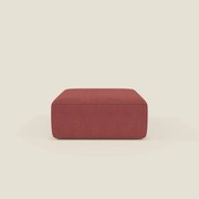 BonBon pouf divano modulare in 2 dimensioni in tessuto smacchiabile T23 rosso ciliegia
