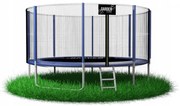 Trampolino per bambini 366 cm + rete di protezione + gradini 12FT