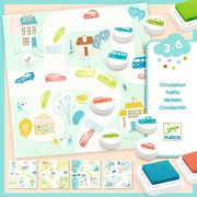 Set creativo con timbri - Veicoli