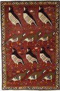 Gabbeh Tappeto persiano 190 x 120 Rosso (Iran) Annodato A Mano