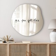 Adesivo per specchio S34 – P.S. you got this