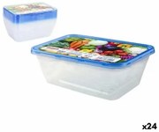 Set di scatole porta pranzo Privilege 49787 Rettangolare 750 ml 18 x 12 x 6 cm (24 Unità) (9 pcs)