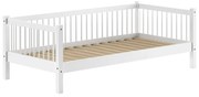 Letto bianco per bambini in legno di faggio 90x200 cm Forrest - Vipack