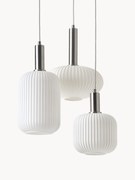 Lampada a sospensione cluster in vetro opale Candela