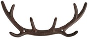 Appendiabiti da parete in metallo marrone Antlers - Esschert Design