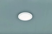 Plafoniera led tonda metallo bianco dimmerabile con interruttore a ...