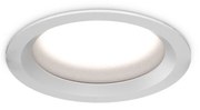 Faretto Ad Incasso Contemporaneo Basic Alluminio Bianco Led 15W 3000K Ip65