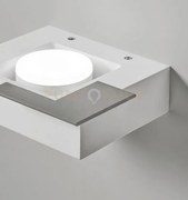 Milet applique da parete 1 luce attacco gx53 ral 7039 180mm