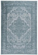 Tappeto New argentella 5 orientale in cotone blu, L 200 x L 140 cm