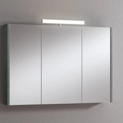 Pensile con luce Akira cemento L 100 x H 70 x P 15.5 cm
