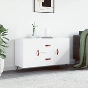 Credenza bianca 100x36x60 cm in legno multistrato