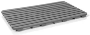 Pedana doccia antiscivolo 80x50 cm rettangolare grigio con effetto legno