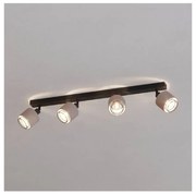 Eglo 43659 - Faretto ROSLEY 4xE14/40W/230V nero/beige