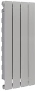 Radiatore acqua calda PRODIGE MODERN in alluminio, 4 elementi, interasse 800 mm, silver