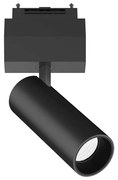 Sistema Binario Arca Alluminio Nero Led 14W 3000K Luce Calda