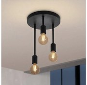 Eglo 43126 - Lampadario a sospensione con supporto rigido WILMCOTE 3xE27/60W/230V