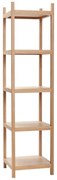 Scaffale in legno di rovere 45x180 cm Mason - Hübsch
