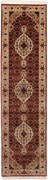 Tabriz Tappeto 270x70 Rosso (Indian) Annodato A Mano