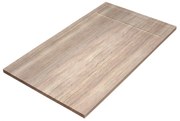 Piatto doccia SENSEA in resina Neo beige L 80 x L 140 x H 3 cm opaco effetto marmo