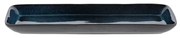 Vassoio vassoio di servizio in ceramica 14x38 cm Gastro Dark Blue/Black – Bitz