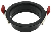 Portafaretto fisso per faretto Cobfix 10W da incasso diametro 84mm nero Rotondo 1 posto M LEDME