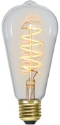 Lampadina LED calda a filamento dimmerabile E27, 4 W Spiral Filament - Star Trading