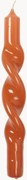 Set di 2 candele a bastoncino fatte a mano Twist