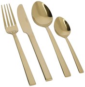 Set di posate in acciaio inossidabile da 16 pezzi in colore oro Mikasa Diseno - Kitchen Craft
