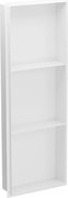Mexen X-Wall-NR mensola ad incasso senza flangia con ripiano 90 x 30 cm, bianco - 1921903010S