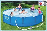 Piscina fuori terra con struttura 366 cm x 76 cm