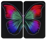 WENKO 2521474500 - Piastra di copertura ABDECKPLATTE - GRAFIK 30x52 cm multicolore