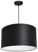 Lampadario a sospensione con filo ARDEN 1xE27/60W/230V diametro 40 cm nero/bianco