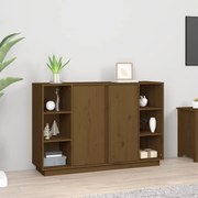 Credenza miele 120x35x80 cm in legno massello di pino