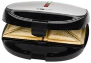 Piastra Grill Elettrica Clatronic ST/WA 3670 Nero 800 W