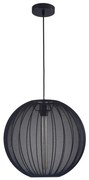 Lampadario a sospensione con filo SENSAI 1xE27/20W/230V diametro 40 cm nero