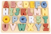 Puzzle in legno - Alfabeto colorato