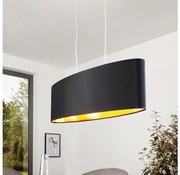 Eglo 55266 - Lampadario a sospensione con filo MASERLO 2xE27/60W/230V nero