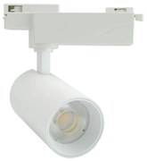 Faro LED 30W Monofase 60° 120lm/W CRI92 no Flickering - BRIDGELUX LED Colore Bianco Naturale 4.000K