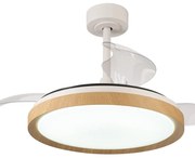 Ventilatore da soffitto Mistral trasparente, D. 51.5 cm MANTRA