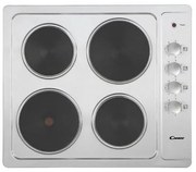 Candy CLE64KX fornello elettrico Acciaio inox Da incasso 58 cm Piastra sigillata 4 Fornelli