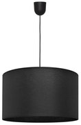 Lampadario su corda ALBA 1xE27/15W/230V d. 45 cm nero