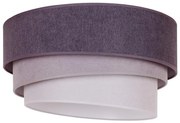 Duolla - Plafoniera TRIO 1xE27/15W/230V diametro 45 cm antracite/grigio/bianco
