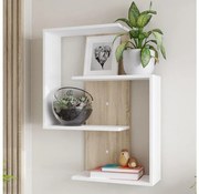 Mensola MORIKO 85x65 cm bianco/marrone