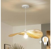 Brilagi - Lampadario LED su cavo CERIA BOHO 1xE27/40W/230V diam. 60 cm in rafia