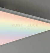 Pannello led dc24v bianco in acrilico e alluminio 30w 4150lm rgbw 5...